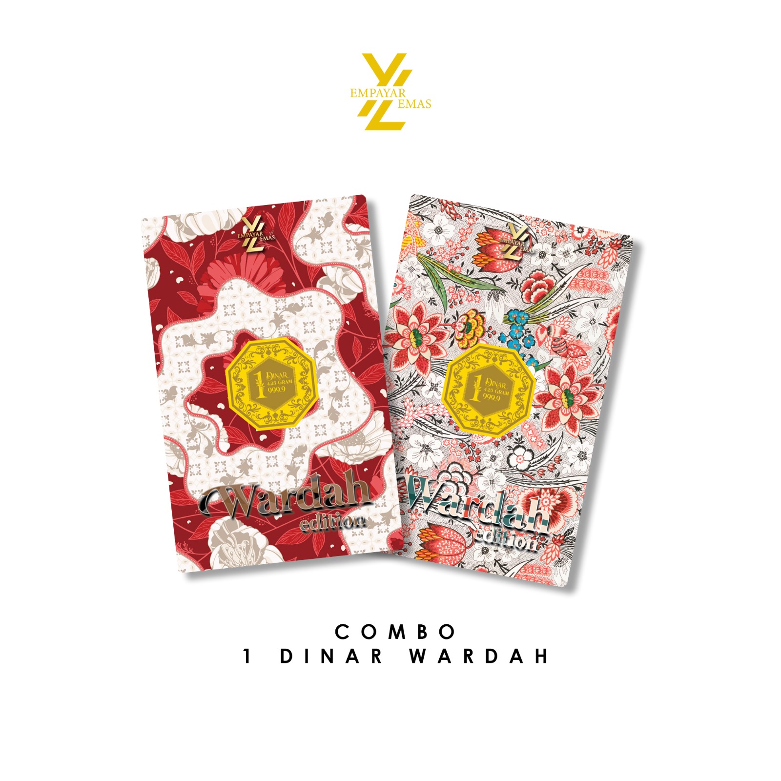 COMBO 1 DINAR WARDAH RED + 1 DINAR WARDAH FLOWER (999.9)