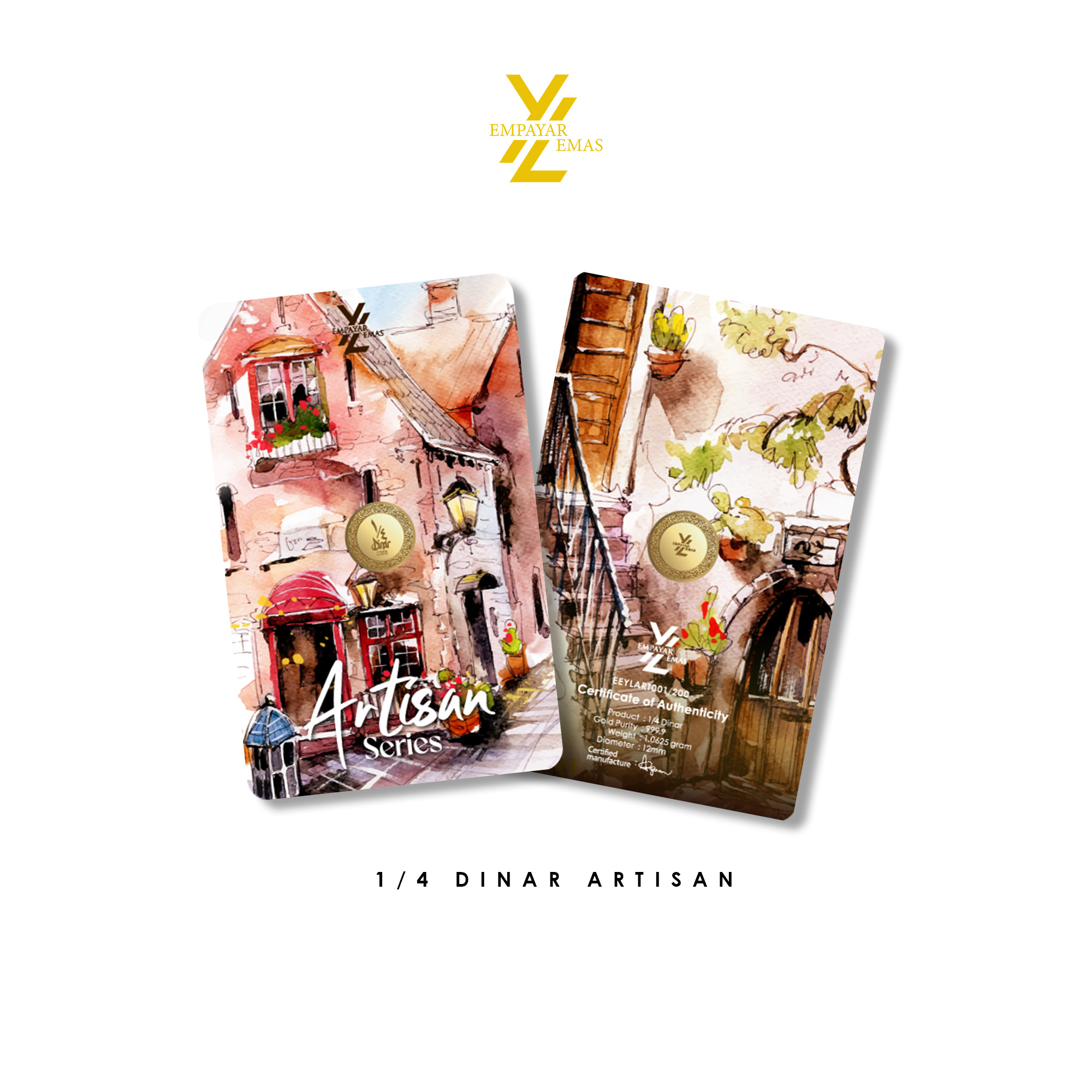 1/4 DINAR ARTISAN (999.9) (READY STOK DI HQ: 7 JULAI 2026)