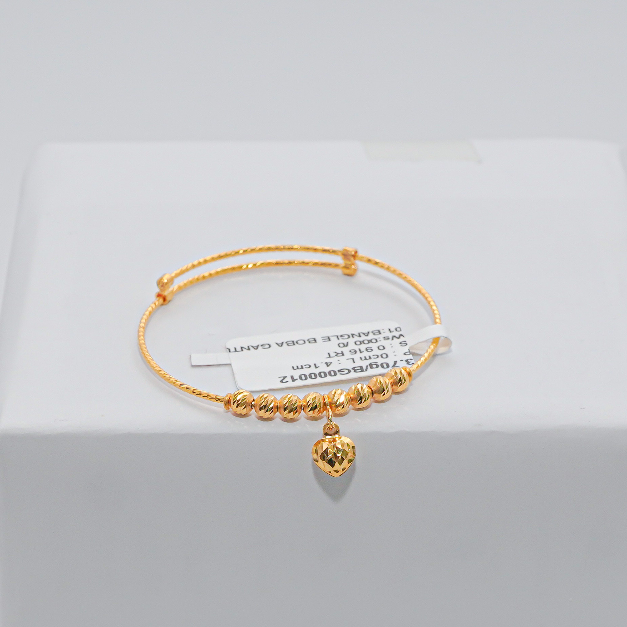 BANGLE BOBA GANTUNG LOVE