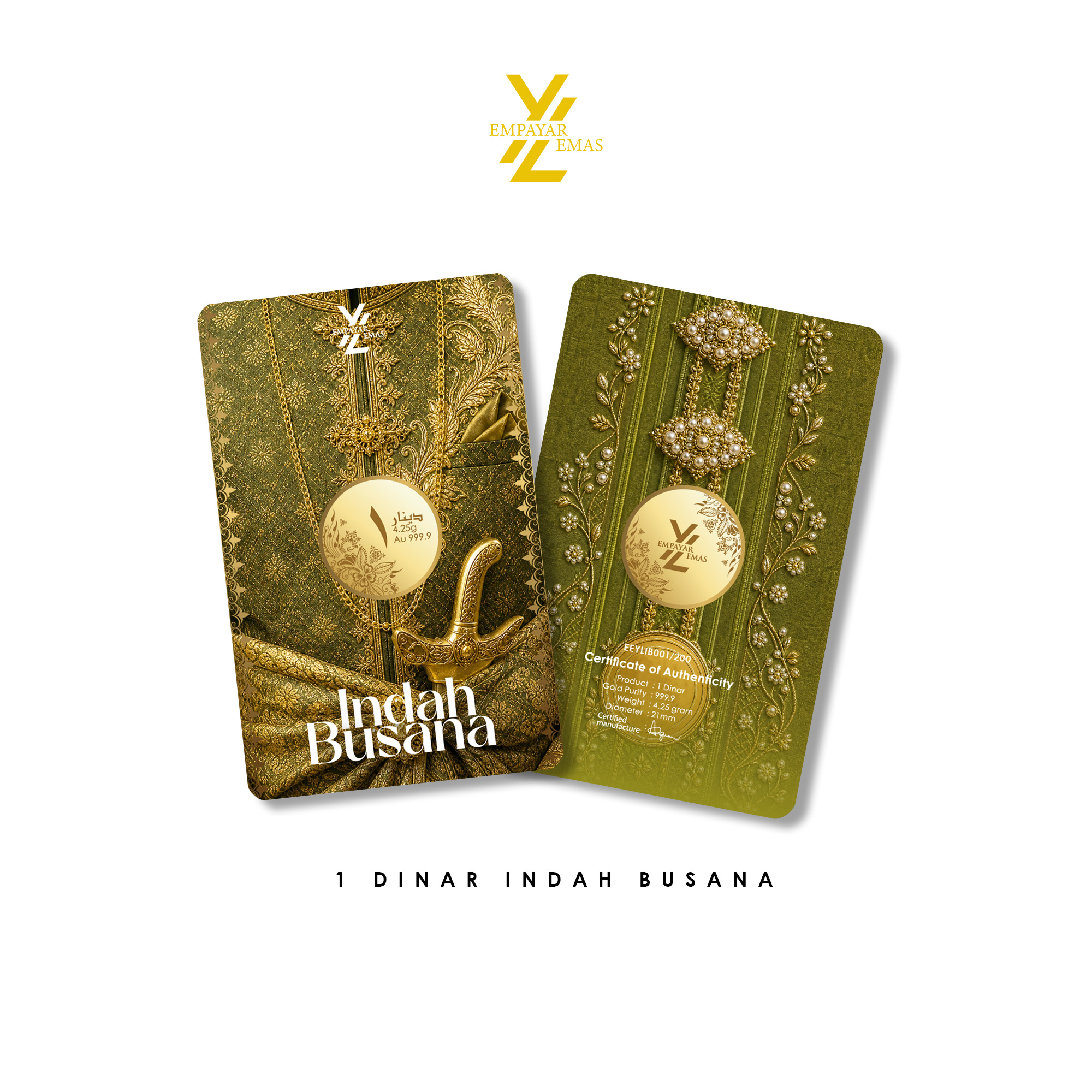 1 DINAR INDAH BUSANA (999.9)(READY STOK DI HQ: 8 JUN 2026)
