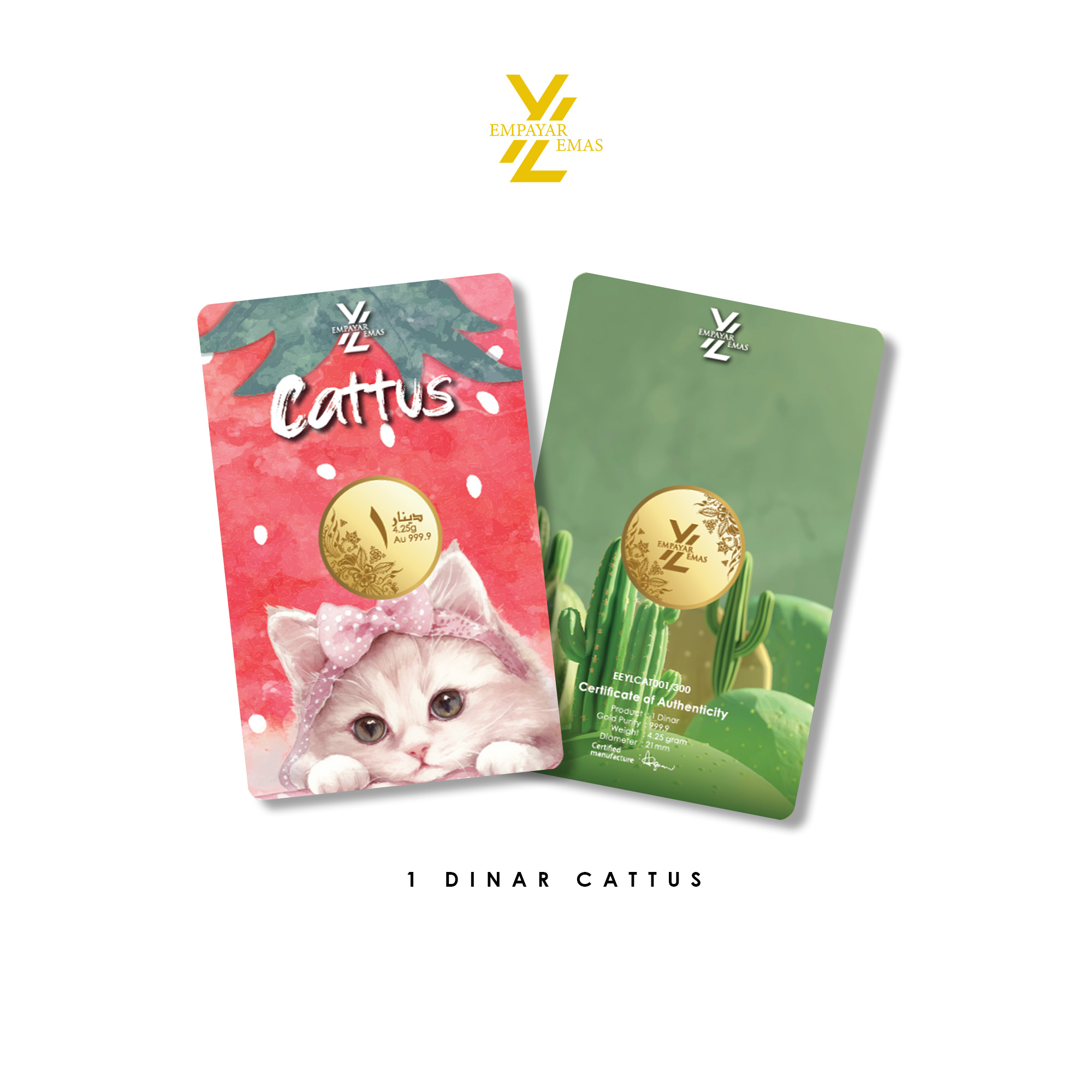 1 DINAR CATTUS (999.9)